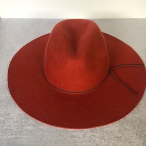 Peter Grimm Women's True Character Wool Cowboy Hat, Burnt Red, One Size